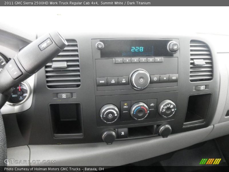 Summit White / Dark Titanium 2011 GMC Sierra 2500HD Work Truck Regular Cab 4x4