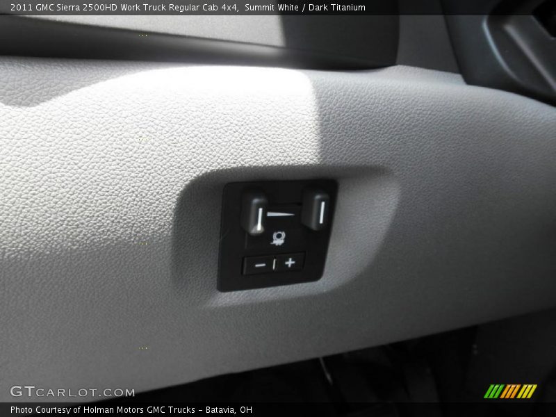 Summit White / Dark Titanium 2011 GMC Sierra 2500HD Work Truck Regular Cab 4x4