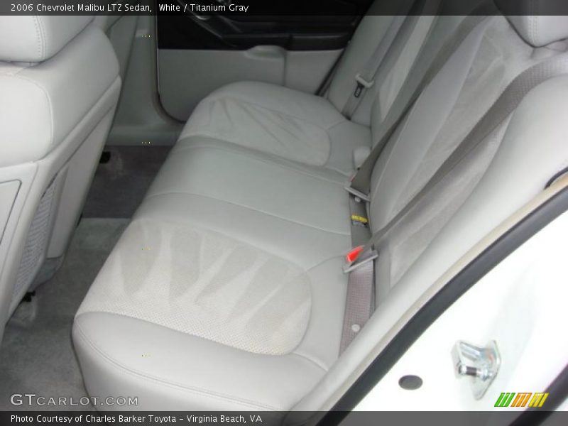 White / Titanium Gray 2006 Chevrolet Malibu LTZ Sedan
