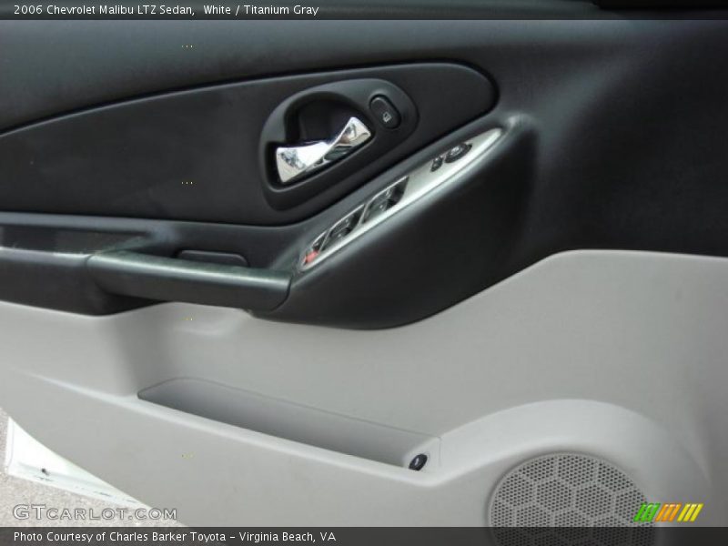 White / Titanium Gray 2006 Chevrolet Malibu LTZ Sedan