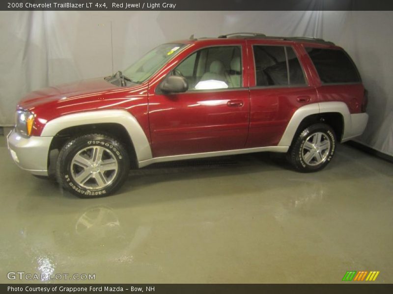 Red Jewel / Light Gray 2008 Chevrolet TrailBlazer LT 4x4