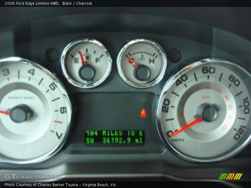 Black / Charcoal 2008 Ford Edge Limited AWD