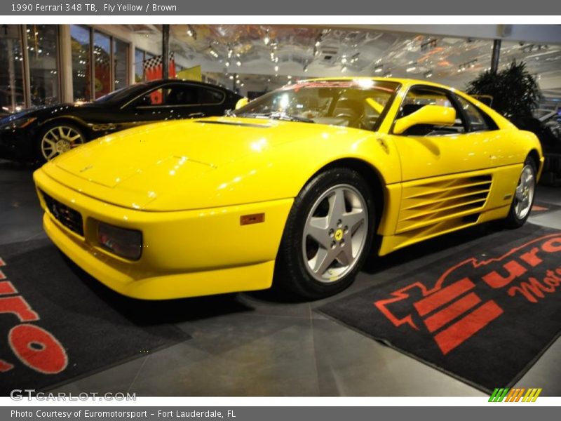 Fly Yellow / Brown 1990 Ferrari 348 TB