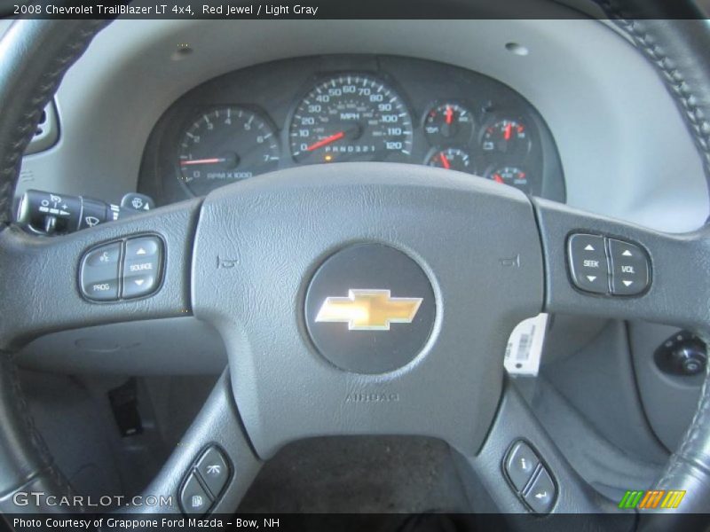 Red Jewel / Light Gray 2008 Chevrolet TrailBlazer LT 4x4