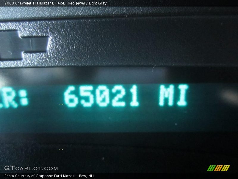 Red Jewel / Light Gray 2008 Chevrolet TrailBlazer LT 4x4