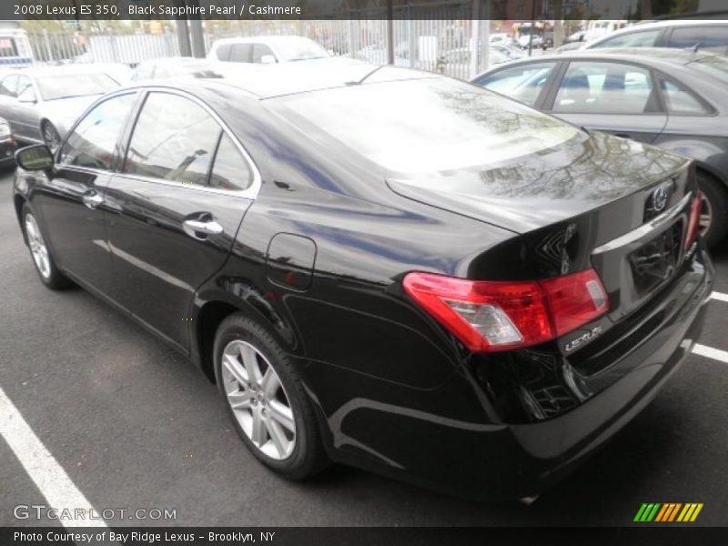 Black Sapphire Pearl / Cashmere 2008 Lexus ES 350
