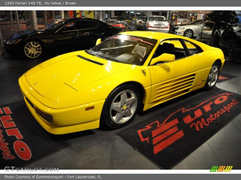 Fly Yellow / Brown 1990 Ferrari 348 TB