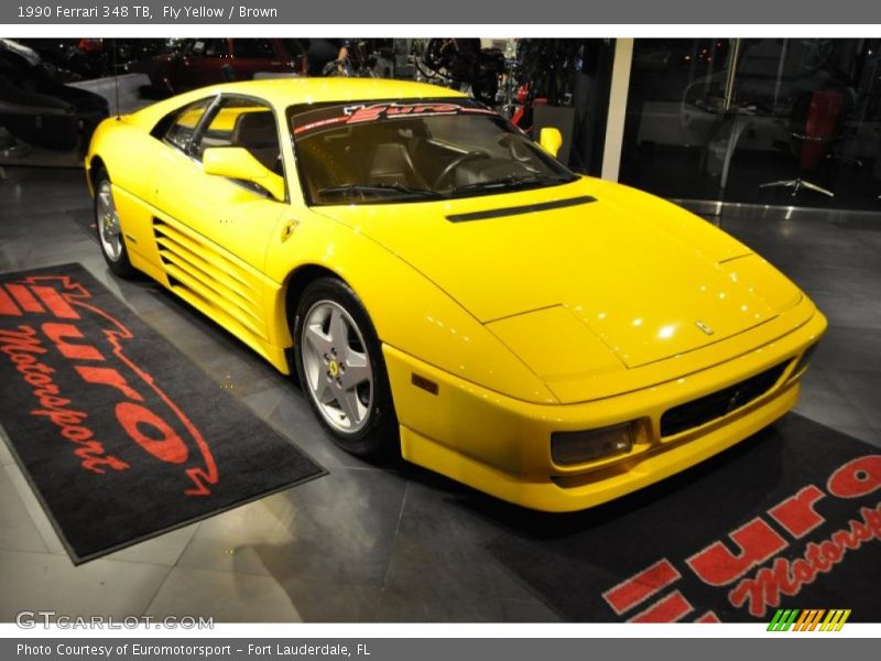 Fly Yellow / Brown 1990 Ferrari 348 TB