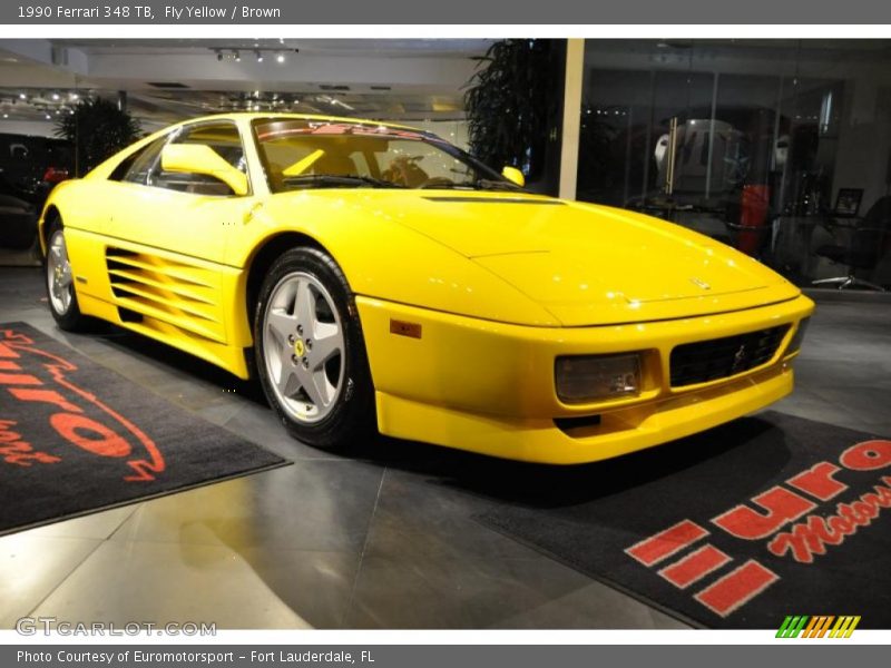 Fly Yellow / Brown 1990 Ferrari 348 TB