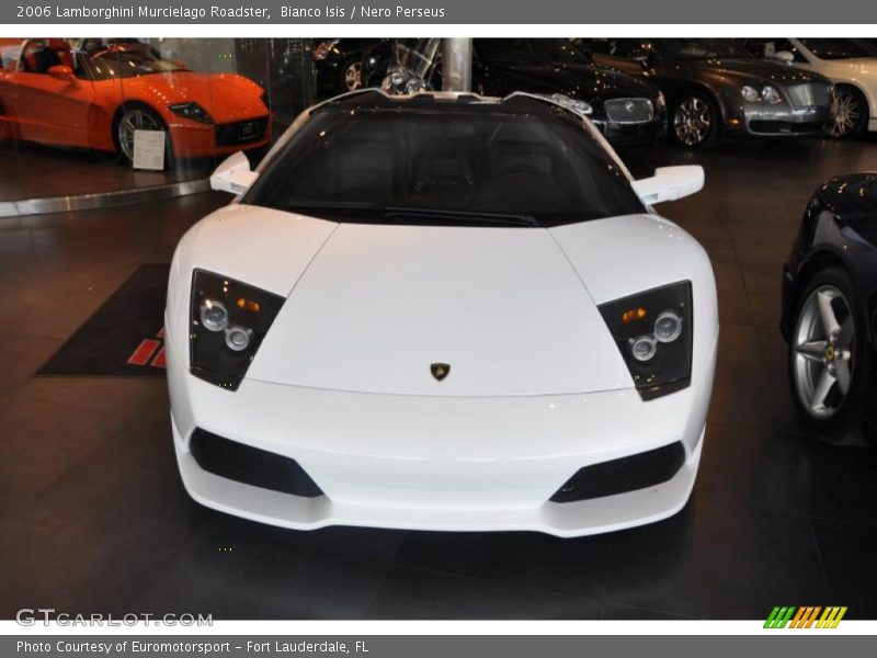 Bianco Isis / Nero Perseus 2006 Lamborghini Murcielago Roadster