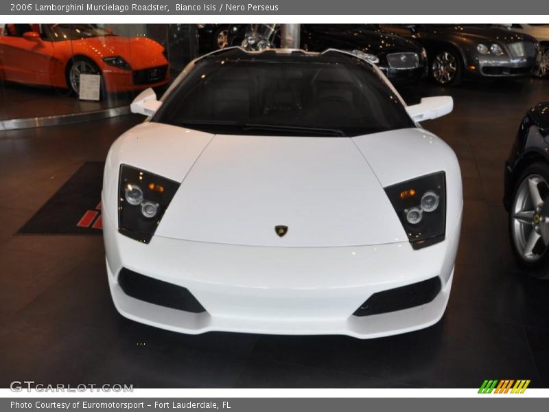 Bianco Isis / Nero Perseus 2006 Lamborghini Murcielago Roadster