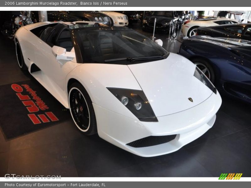 Bianco Isis / Nero Perseus 2006 Lamborghini Murcielago Roadster