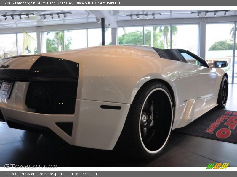 Bianco Isis / Nero Perseus 2006 Lamborghini Murcielago Roadster