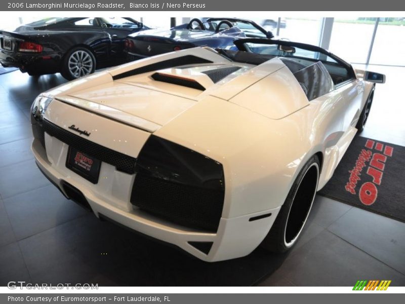 Bianco Isis / Nero Perseus 2006 Lamborghini Murcielago Roadster