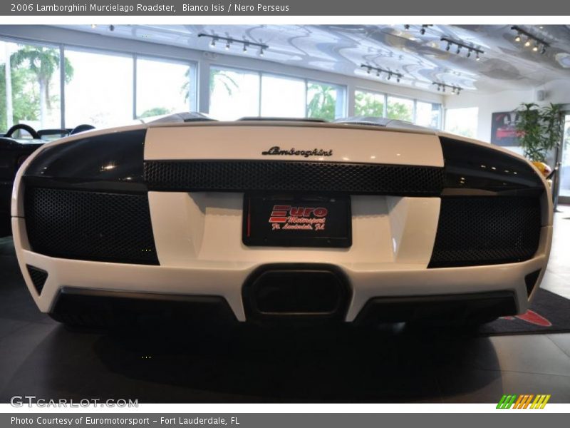 Bianco Isis / Nero Perseus 2006 Lamborghini Murcielago Roadster