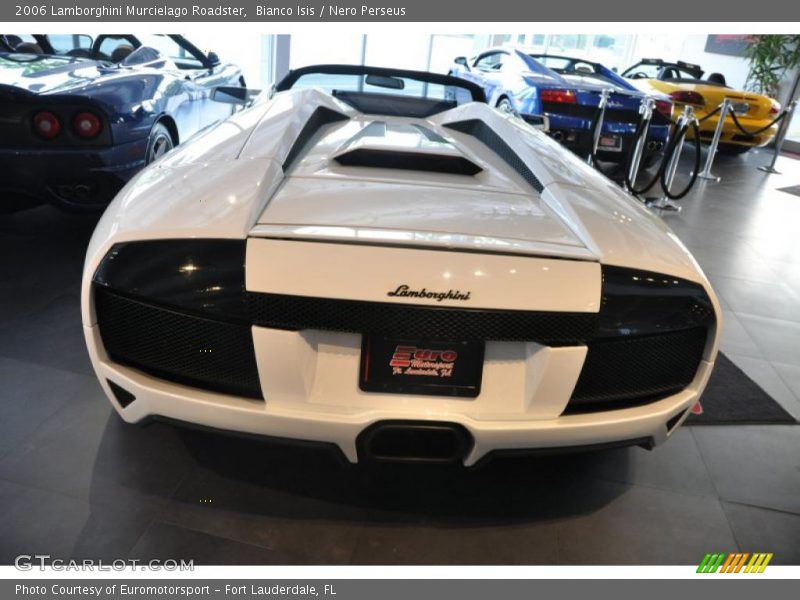 Bianco Isis / Nero Perseus 2006 Lamborghini Murcielago Roadster