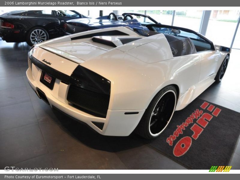 Bianco Isis / Nero Perseus 2006 Lamborghini Murcielago Roadster