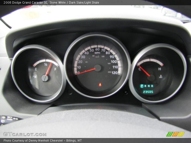 Stone White / Dark Slate/Light Shale 2008 Dodge Grand Caravan SE