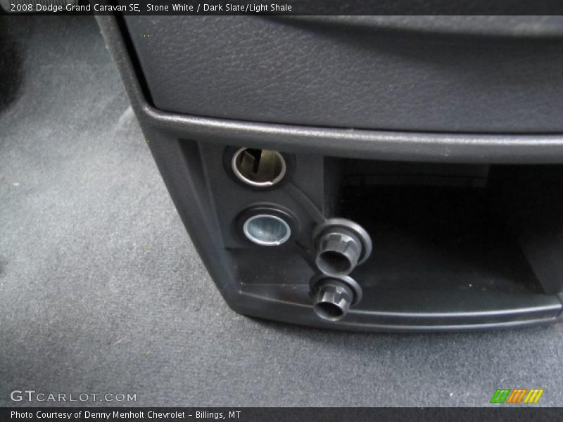 Stone White / Dark Slate/Light Shale 2008 Dodge Grand Caravan SE