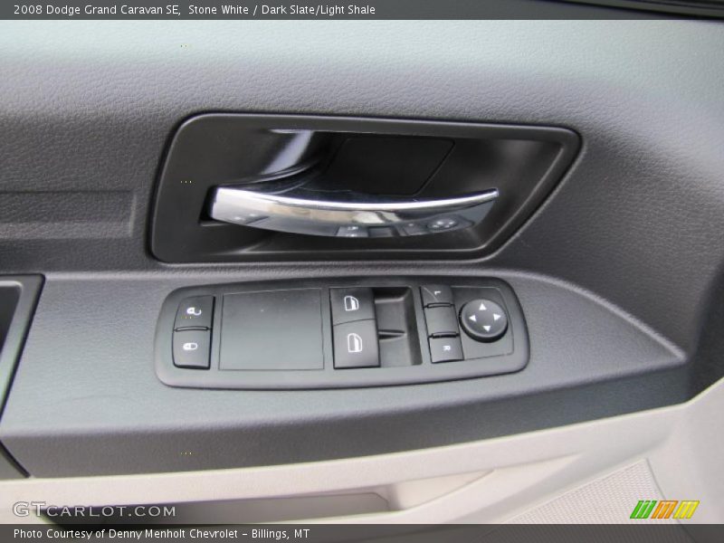 Stone White / Dark Slate/Light Shale 2008 Dodge Grand Caravan SE