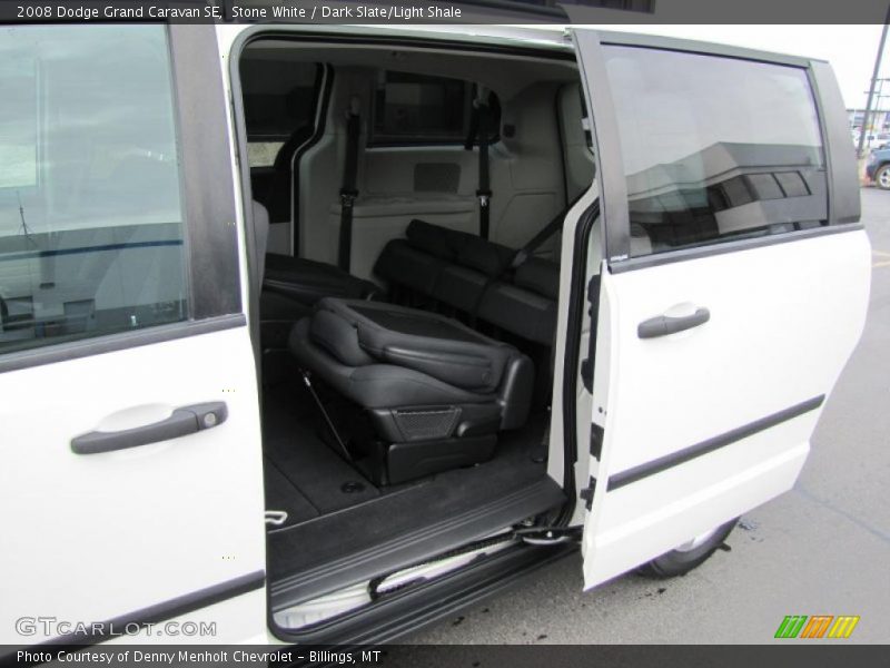 Stone White / Dark Slate/Light Shale 2008 Dodge Grand Caravan SE