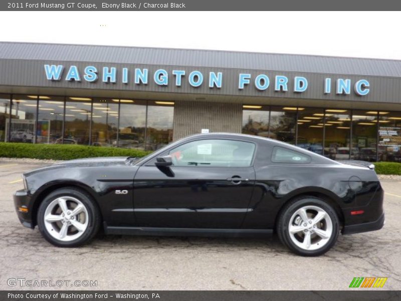 Ebony Black / Charcoal Black 2011 Ford Mustang GT Coupe