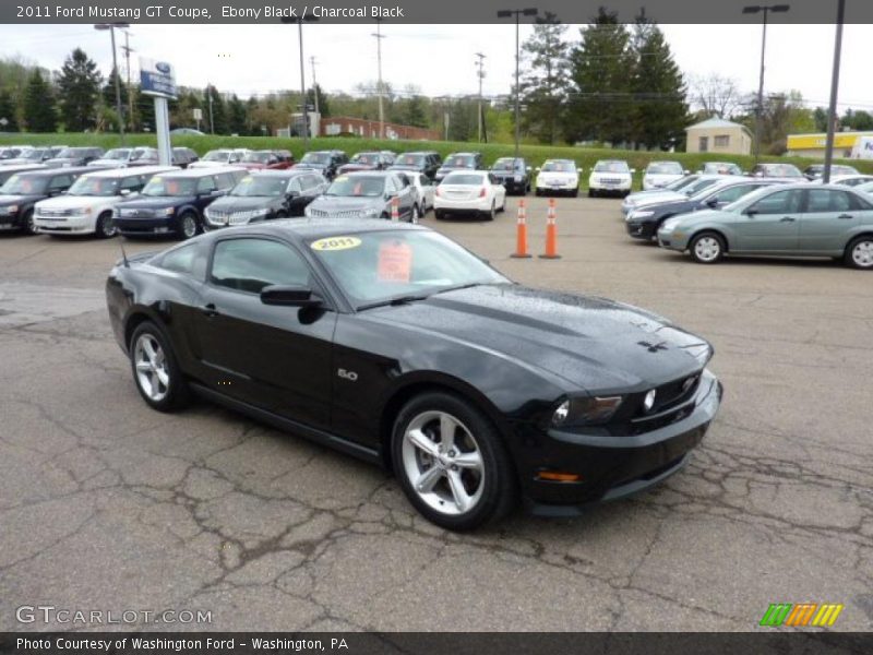 Ebony Black / Charcoal Black 2011 Ford Mustang GT Coupe