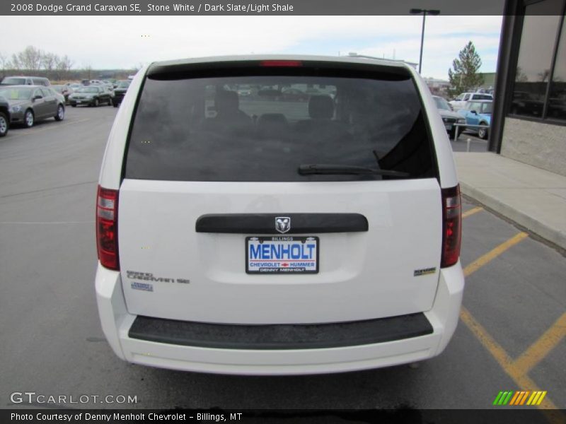 Stone White / Dark Slate/Light Shale 2008 Dodge Grand Caravan SE
