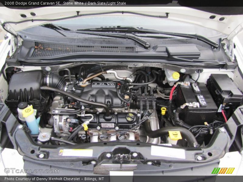 Stone White / Dark Slate/Light Shale 2008 Dodge Grand Caravan SE