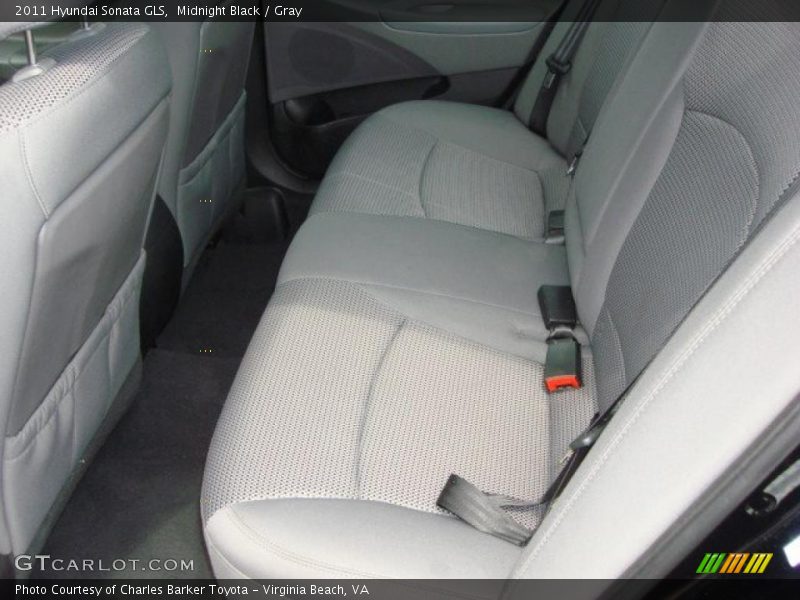 Midnight Black / Gray 2011 Hyundai Sonata GLS