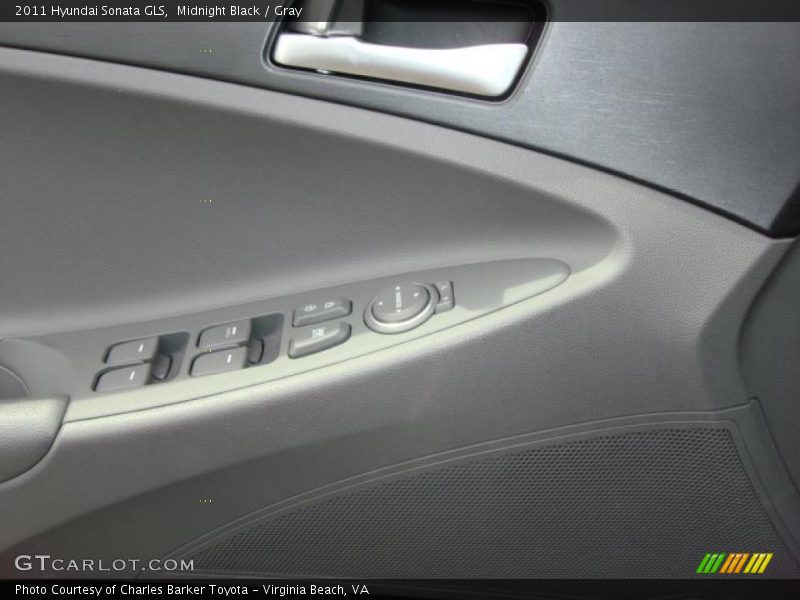 Midnight Black / Gray 2011 Hyundai Sonata GLS