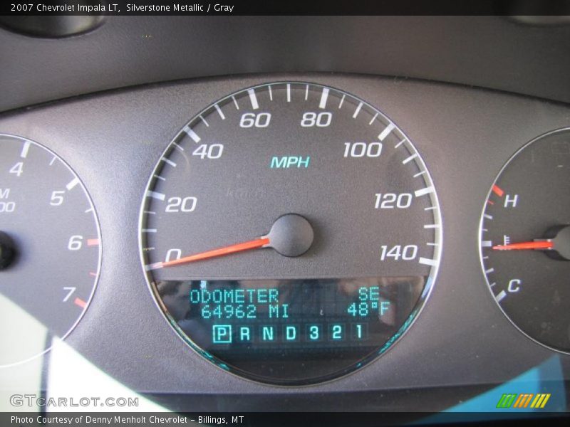 Silverstone Metallic / Gray 2007 Chevrolet Impala LT