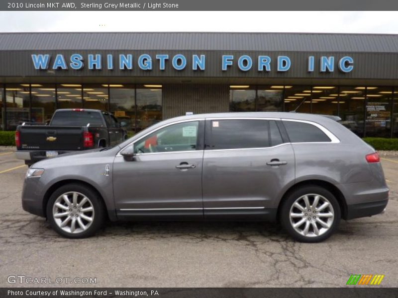 Sterling Grey Metallic / Light Stone 2010 Lincoln MKT AWD