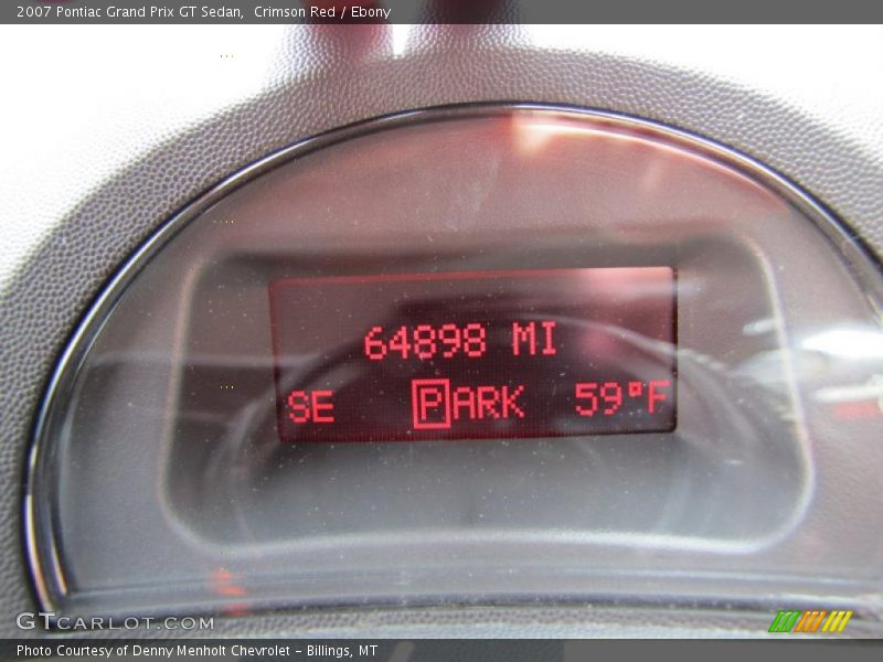 Crimson Red / Ebony 2007 Pontiac Grand Prix GT Sedan