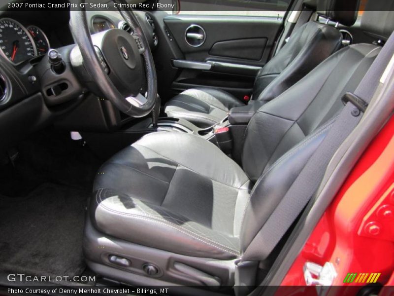 Crimson Red / Ebony 2007 Pontiac Grand Prix GT Sedan