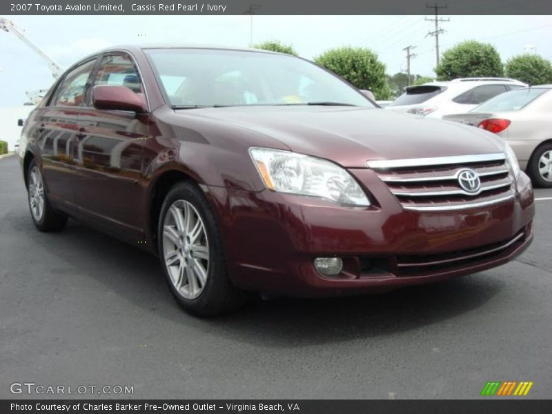 Cassis Red Pearl / Ivory 2007 Toyota Avalon Limited