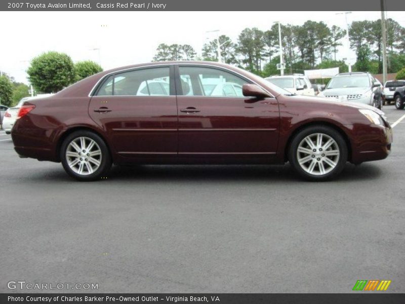 Cassis Red Pearl / Ivory 2007 Toyota Avalon Limited