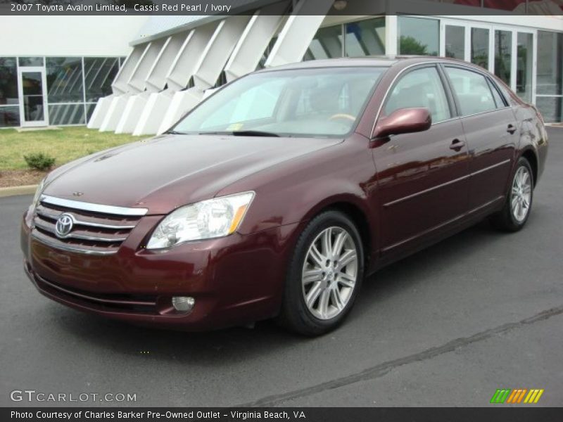 Cassis Red Pearl / Ivory 2007 Toyota Avalon Limited