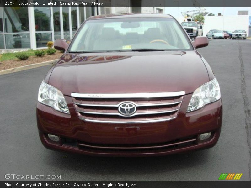 Cassis Red Pearl / Ivory 2007 Toyota Avalon Limited