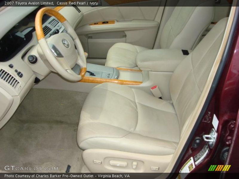 Cassis Red Pearl / Ivory 2007 Toyota Avalon Limited