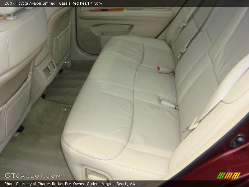 Cassis Red Pearl / Ivory 2007 Toyota Avalon Limited