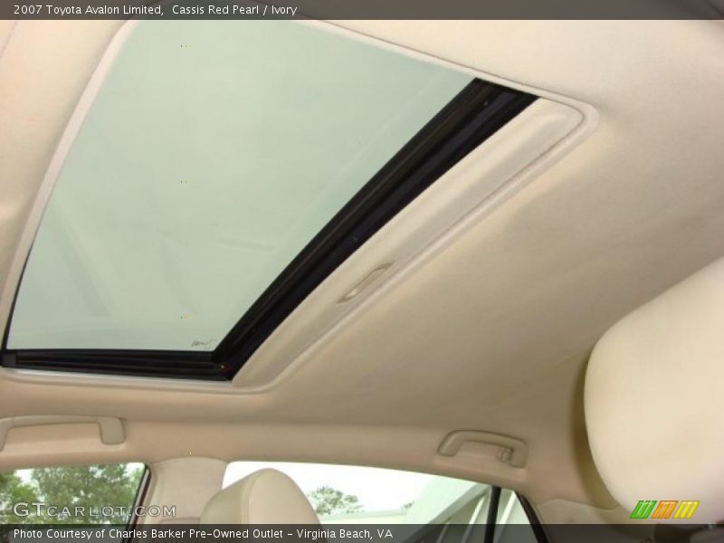 Cassis Red Pearl / Ivory 2007 Toyota Avalon Limited