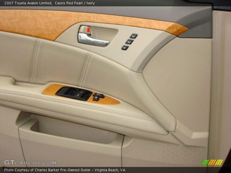 Cassis Red Pearl / Ivory 2007 Toyota Avalon Limited
