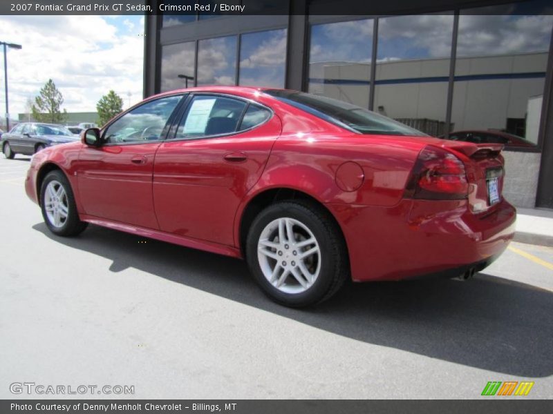 Crimson Red / Ebony 2007 Pontiac Grand Prix GT Sedan