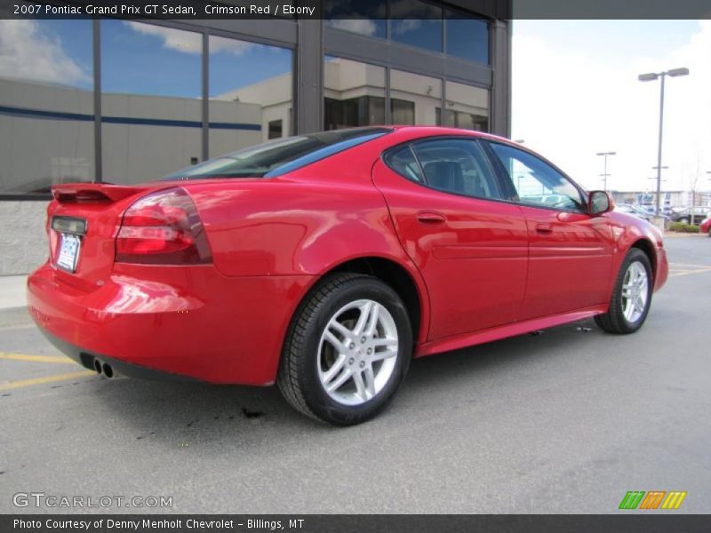 Crimson Red / Ebony 2007 Pontiac Grand Prix GT Sedan