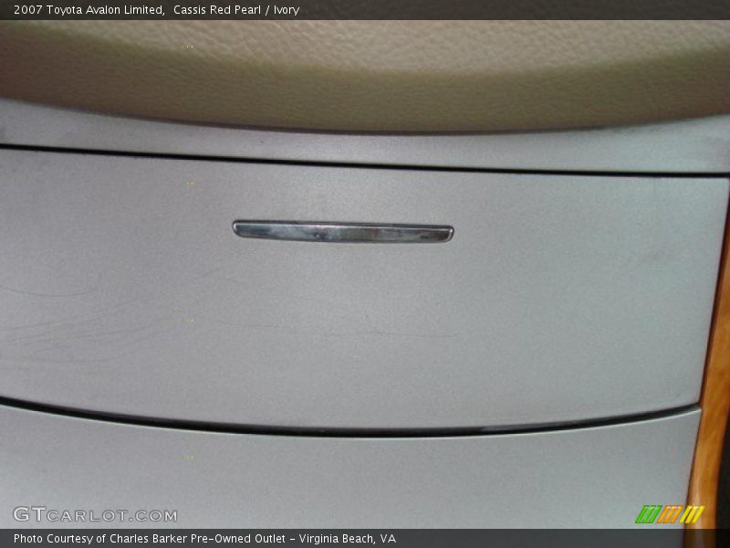 Cassis Red Pearl / Ivory 2007 Toyota Avalon Limited