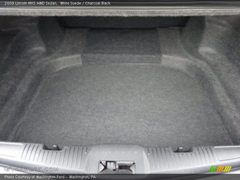 White Suede / Charcoal Black 2009 Lincoln MKS AWD Sedan