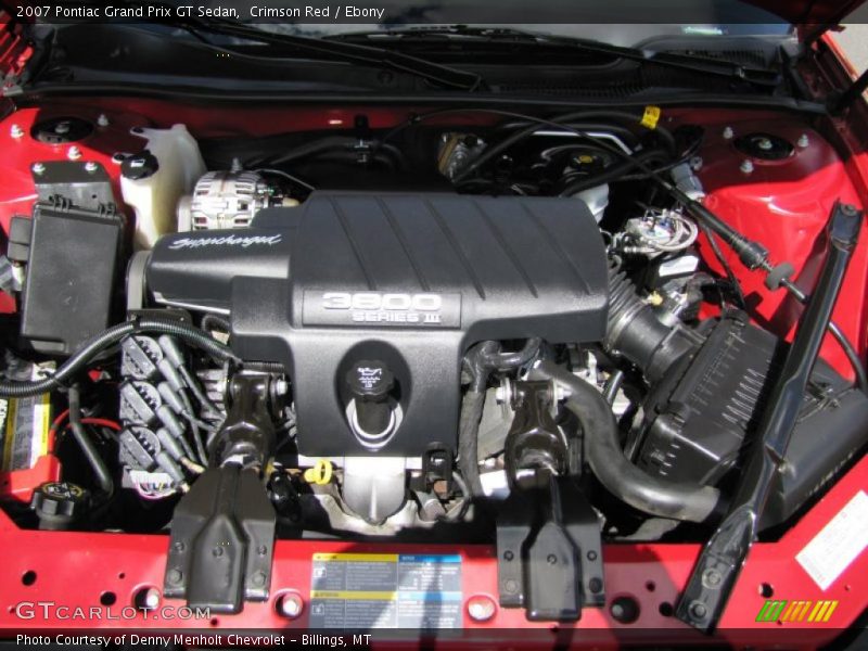 Crimson Red / Ebony 2007 Pontiac Grand Prix GT Sedan