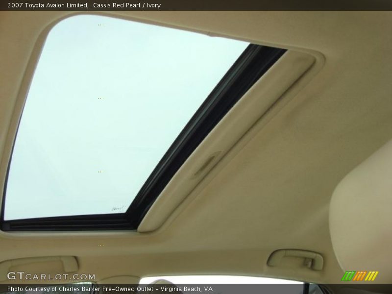 Cassis Red Pearl / Ivory 2007 Toyota Avalon Limited