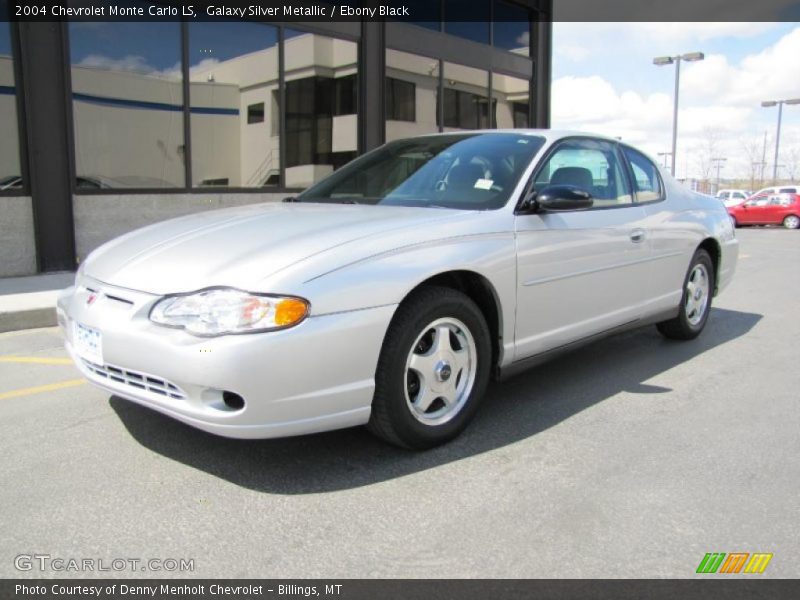 Galaxy Silver Metallic / Ebony Black 2004 Chevrolet Monte Carlo LS